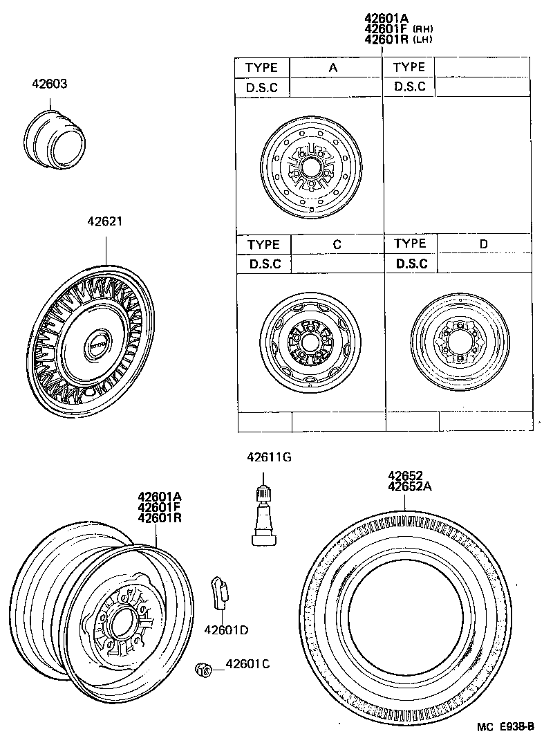  HIACE VAN COMUTER |  DISC WHEEL WHEEL CAP