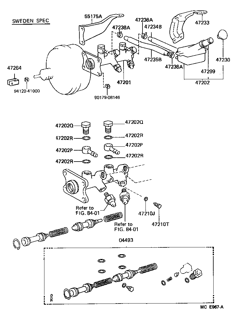  HIACE VAN COMUTER |  BRAKE MASTER CYLINDER