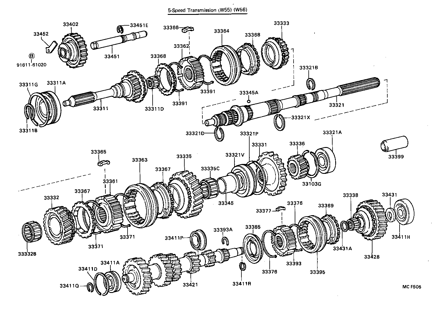  HILUX |  TRANSMISSION GEAR MTM