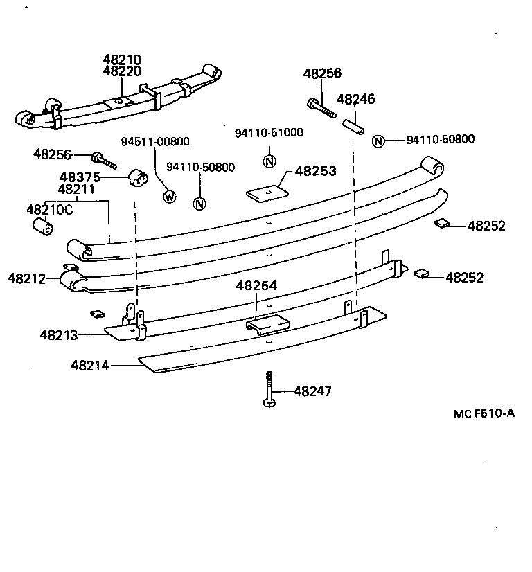  HILUX |  REAR SPRING SHOCK ABSORBER