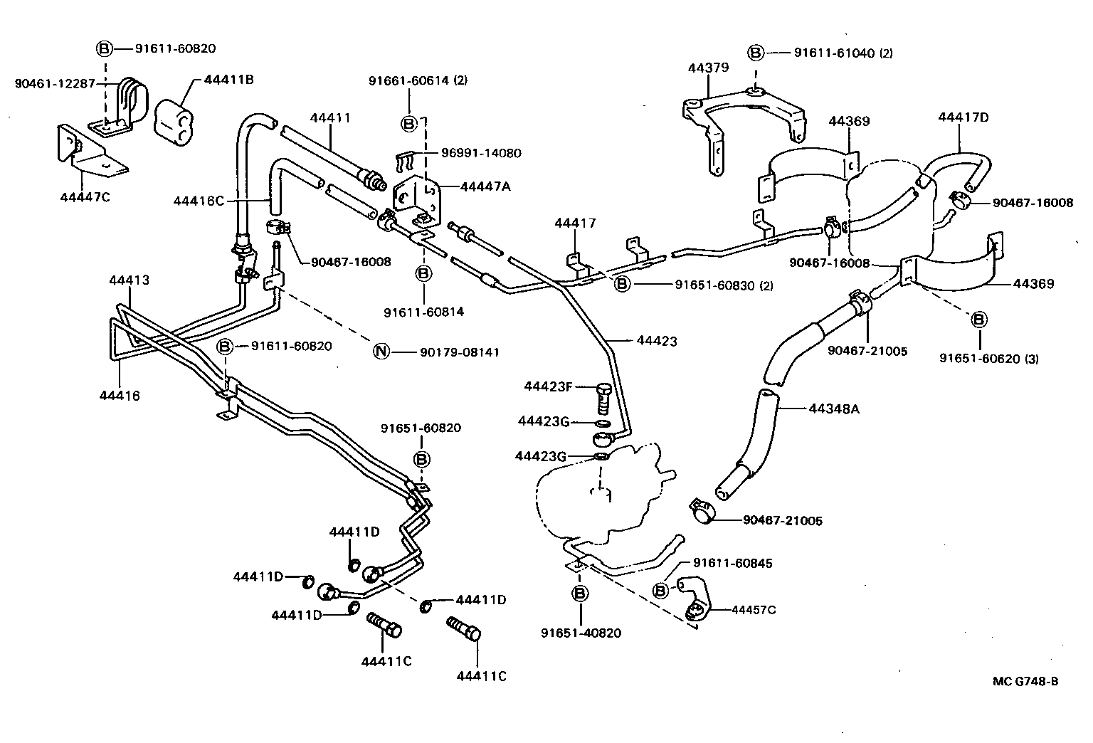  DYNA200 |  POWER STEERING TUBE