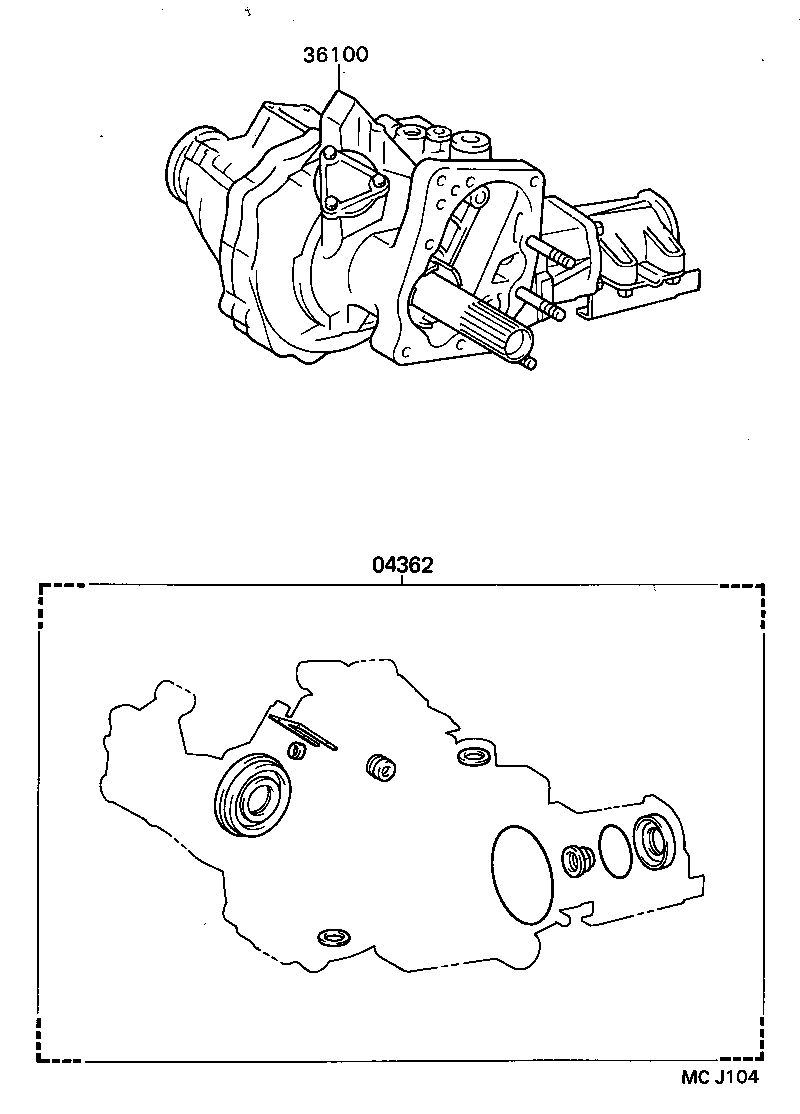  CELICA |  TRANSFER ASSEMBLY GASKET KIT