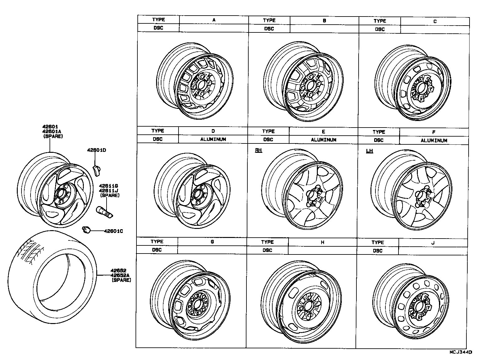  CELICA |  DISC WHEEL WHEEL CAP