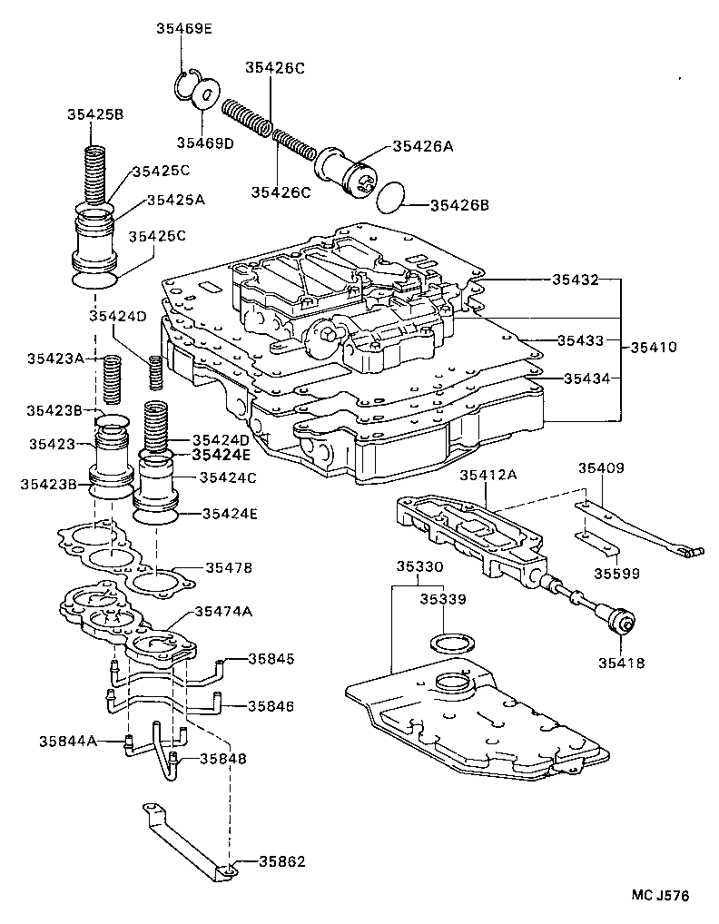  CARINA 2 |  VALVE BODY OIL STRAINER ATM