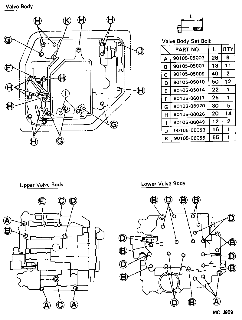  MR2 |  VALVE BODY OIL STRAINER ATM