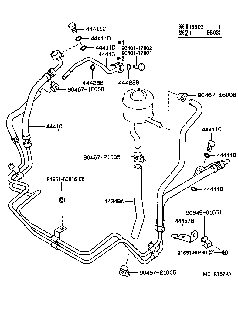  LAND CRUISER 80 |  POWER STEERING TUBE