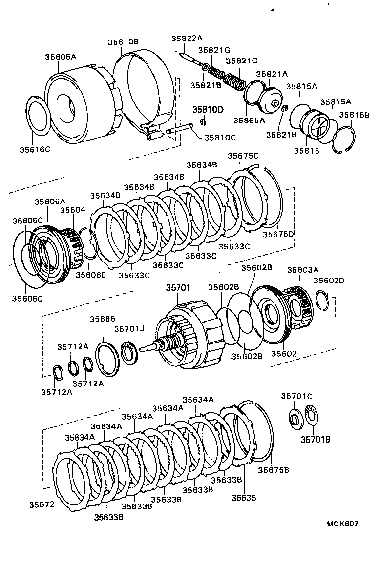  HILUX JPP |  BRAKE BAND MULTIPLE DISC CLUTCH ATM