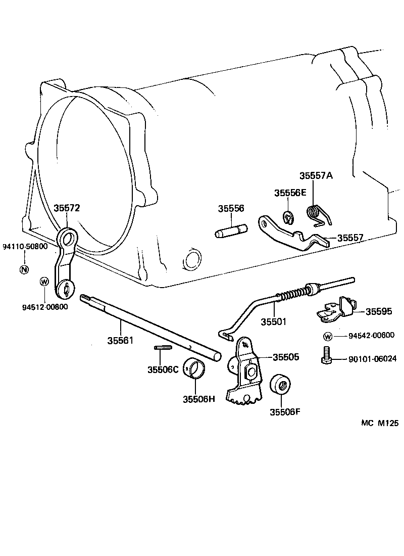  4 RUNNER TRUCK |  THROTTLE LINK VALVE LEVER ATM