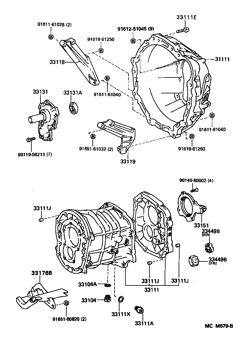  CRESSIDA |  CLUTCH HOUSING TRANSMISSION CASE MTM