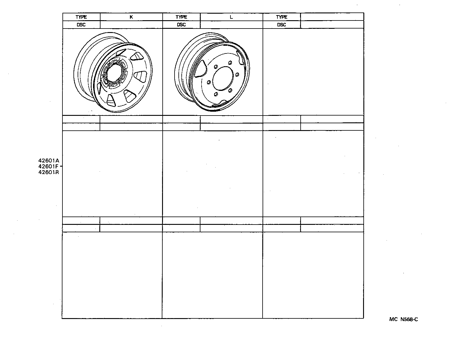  4 RUNNER TRUCK |  DISC WHEEL WHEEL CAP