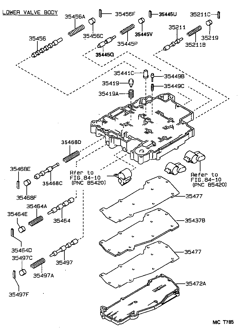  PASEO |  VALVE BODY OIL STRAINER ATM