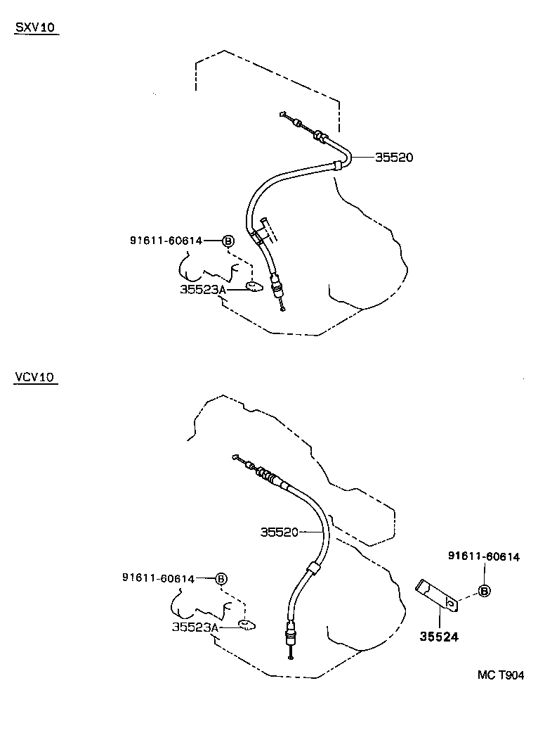  CAMRY SED |  THROTTLE LINK VALVE LEVER ATM