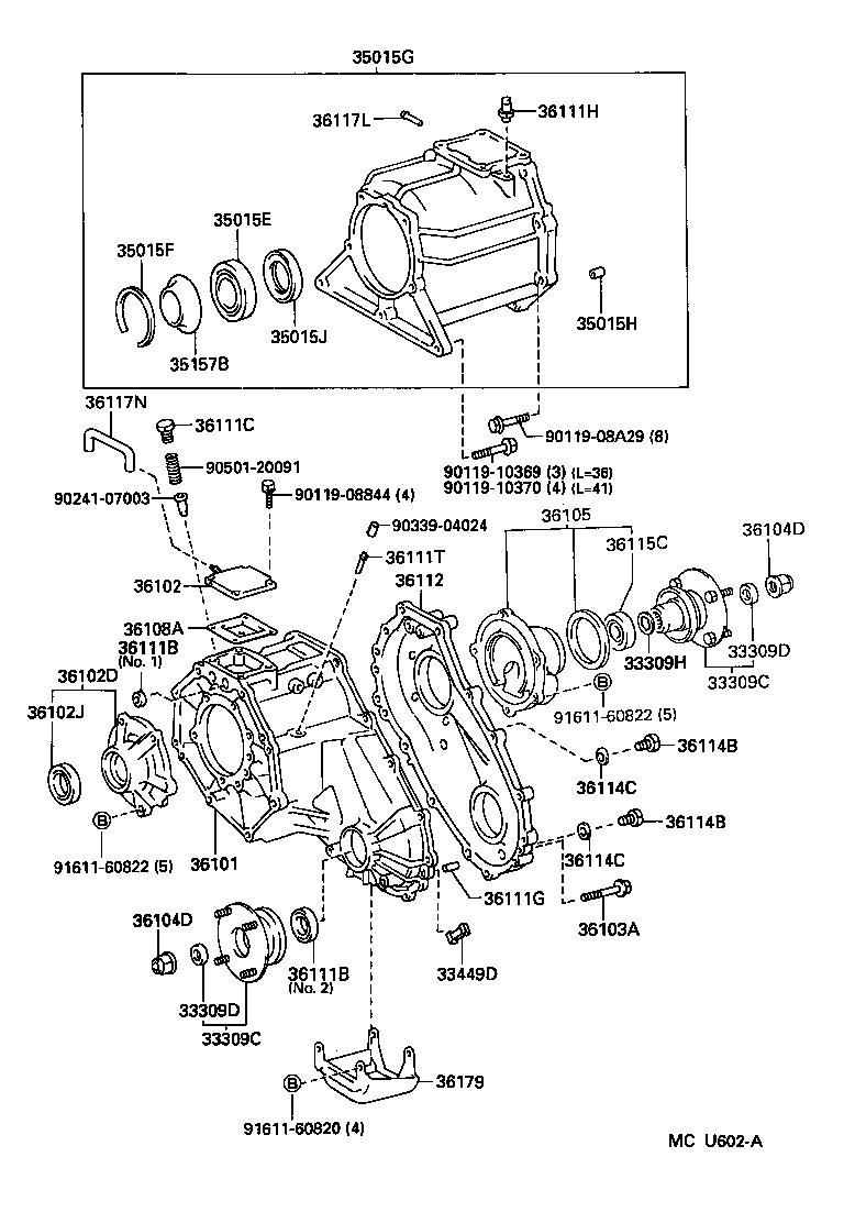  4RUNNER |  TRANSFER CASE EXTENSION HOUSING