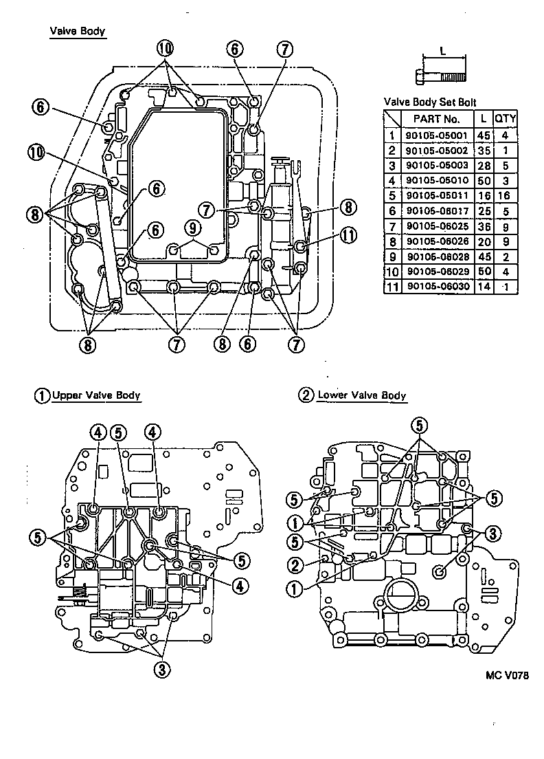  STARLET |  VALVE BODY OIL STRAINER ATM