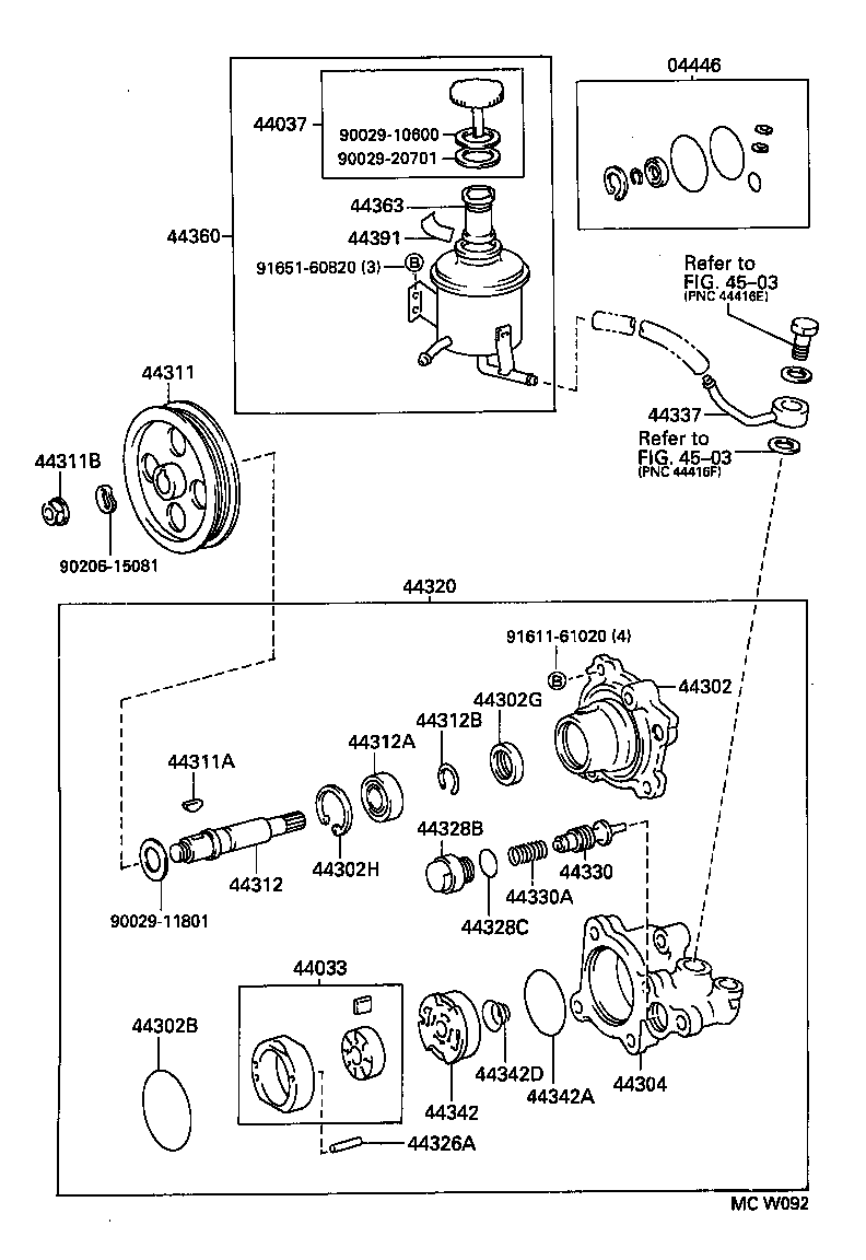  DYNA200 |  VANE PUMP RESERVOIR POWER STEERING