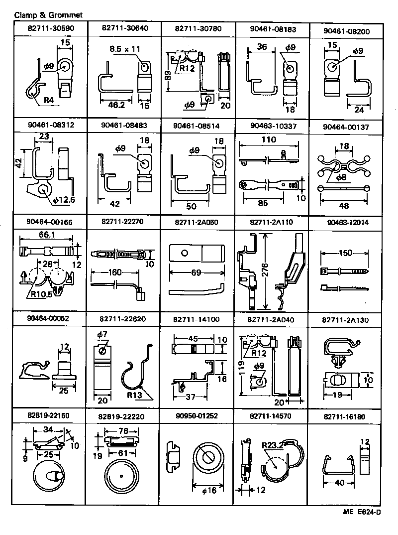  CRESSIDA |  WIRING CLAMP