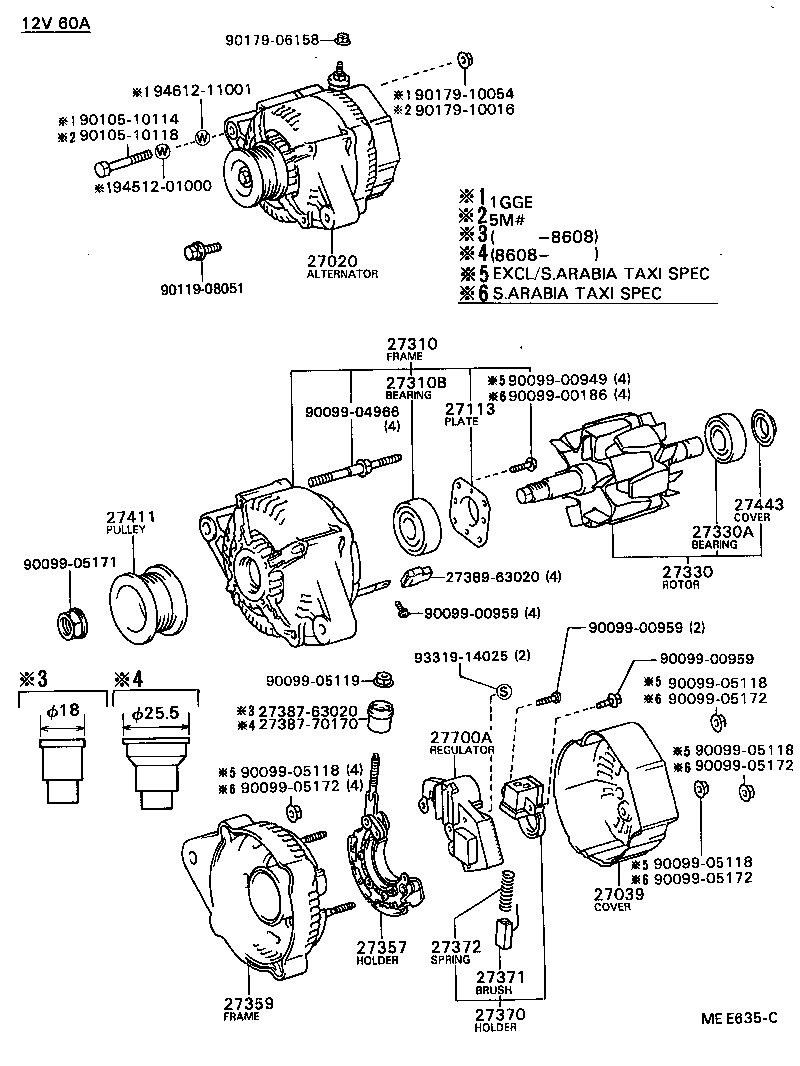  CRESSIDA |  ALTERNATOR