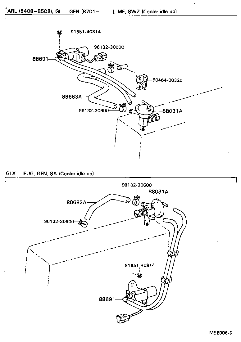  CRESSIDA |  HEATING AIR CONDITIONING VACUUM PIPING