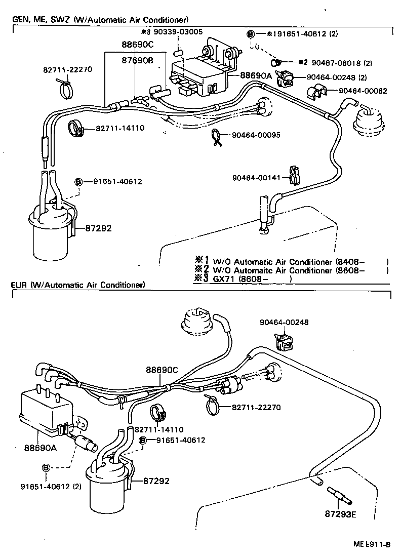  CRESSIDA |  HEATING AIR CONDITIONING VACUUM PIPING