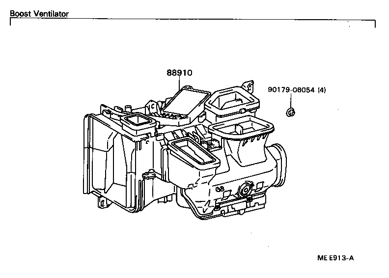  CRESSIDA |  HEATING AIR CONDITIONING HEATER UNIT BLOWER