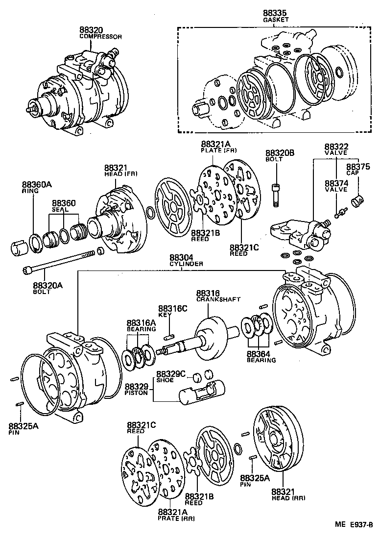  CRESSIDA |  HEATING AIR CONDITIONING COMPRESSOR