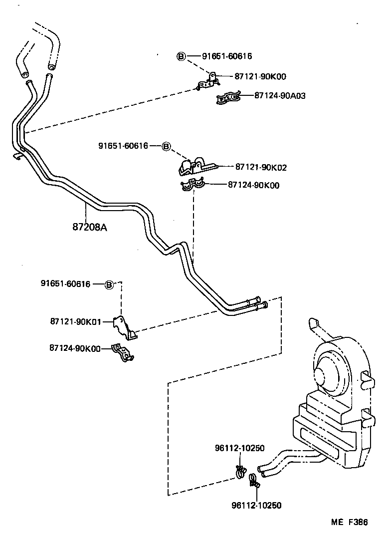  LAND CRUISER 70 |  HEATING AIR CONDITIONING WATER PIPING