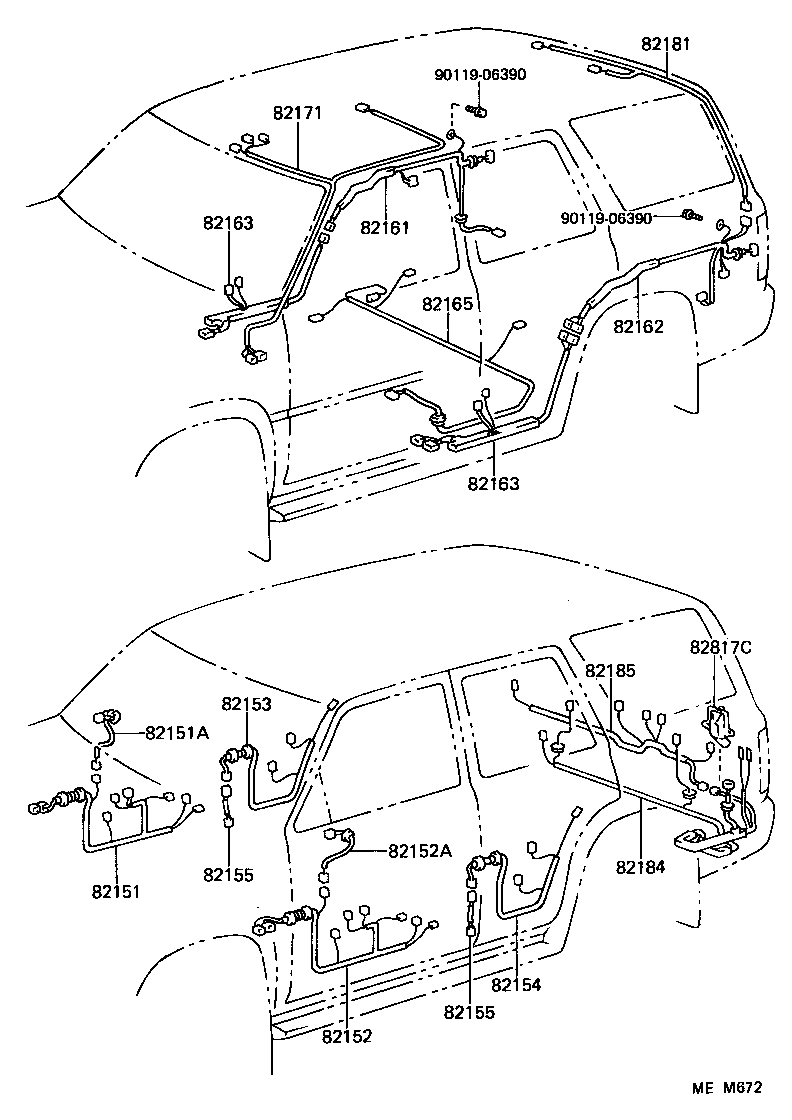  4 RUNNER TRUCK |  WIRING CLAMP