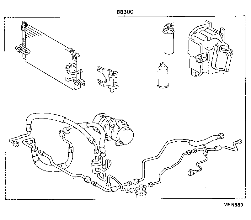  CELICA |  HEATING AIR CONDITIONING SET