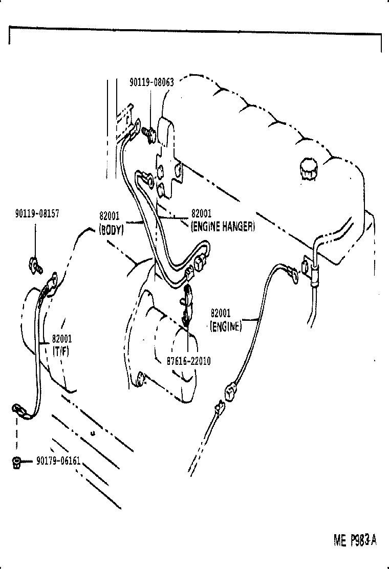  LAND CRUISER 80 |  WIRING CLAMP