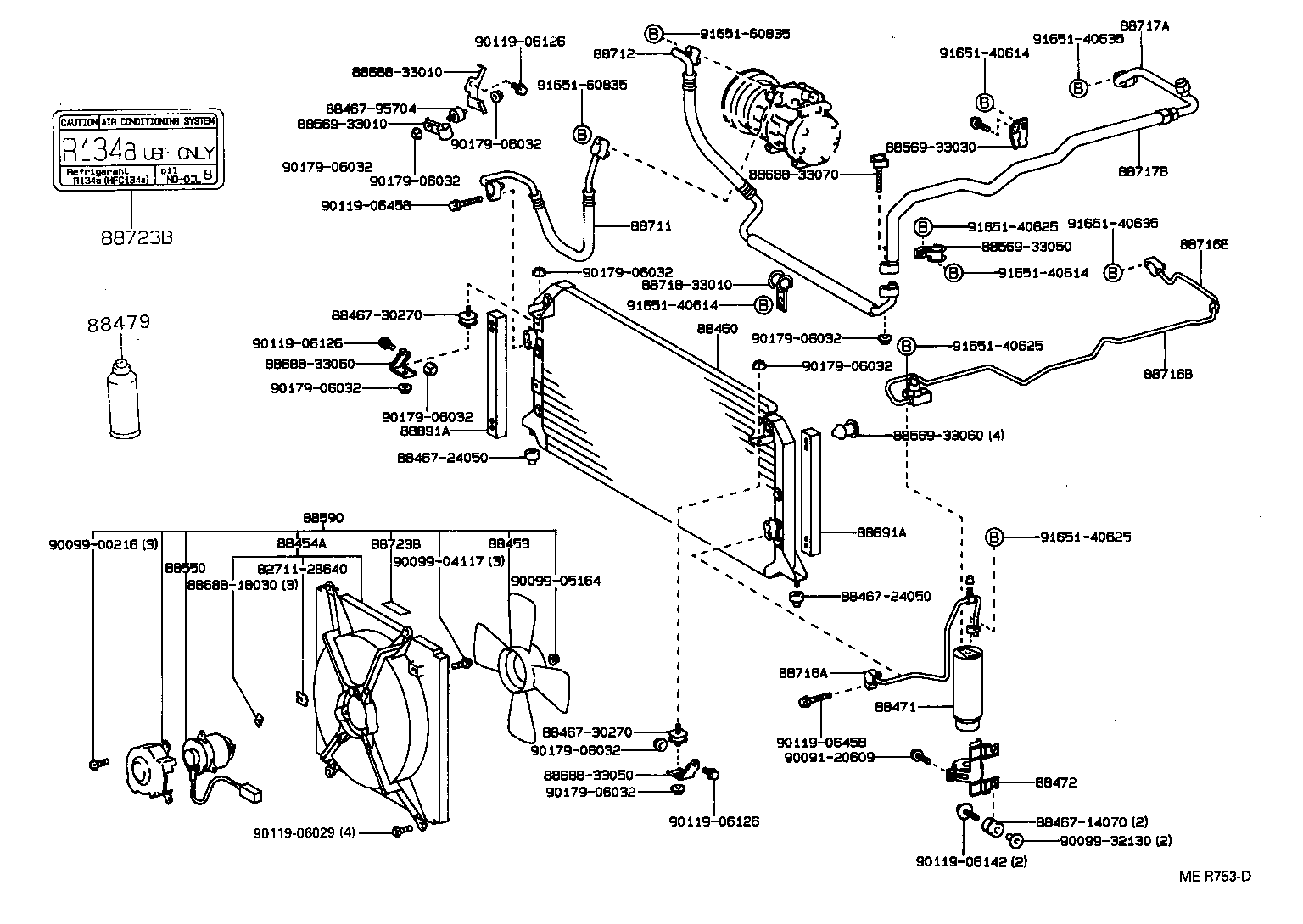  CAMRY |  HEATING AIR CONDITIONING COOLER PIPING