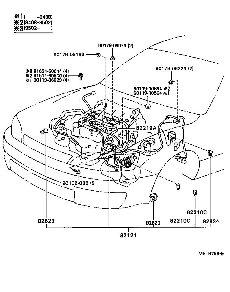  CAMRY SED |  WIRING CLAMP