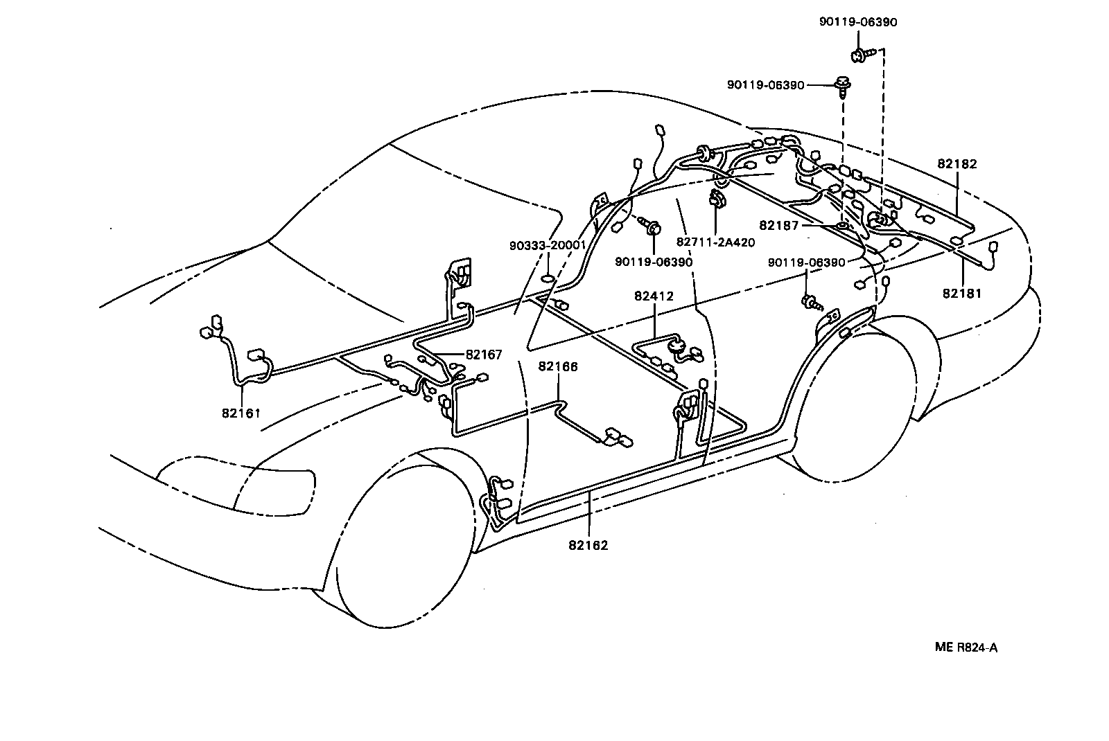  CAMRY SED |  WIRING CLAMP