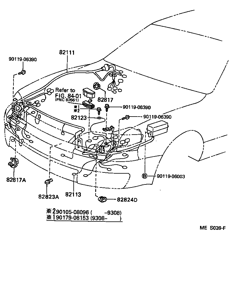  CAMRY SED |  WIRING CLAMP