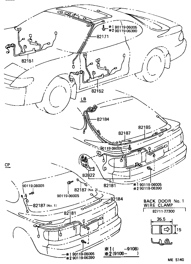  CELICA |  WIRING CLAMP