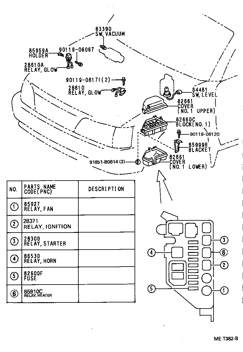  STARLET |  SWITCH RELAY COMPUTER