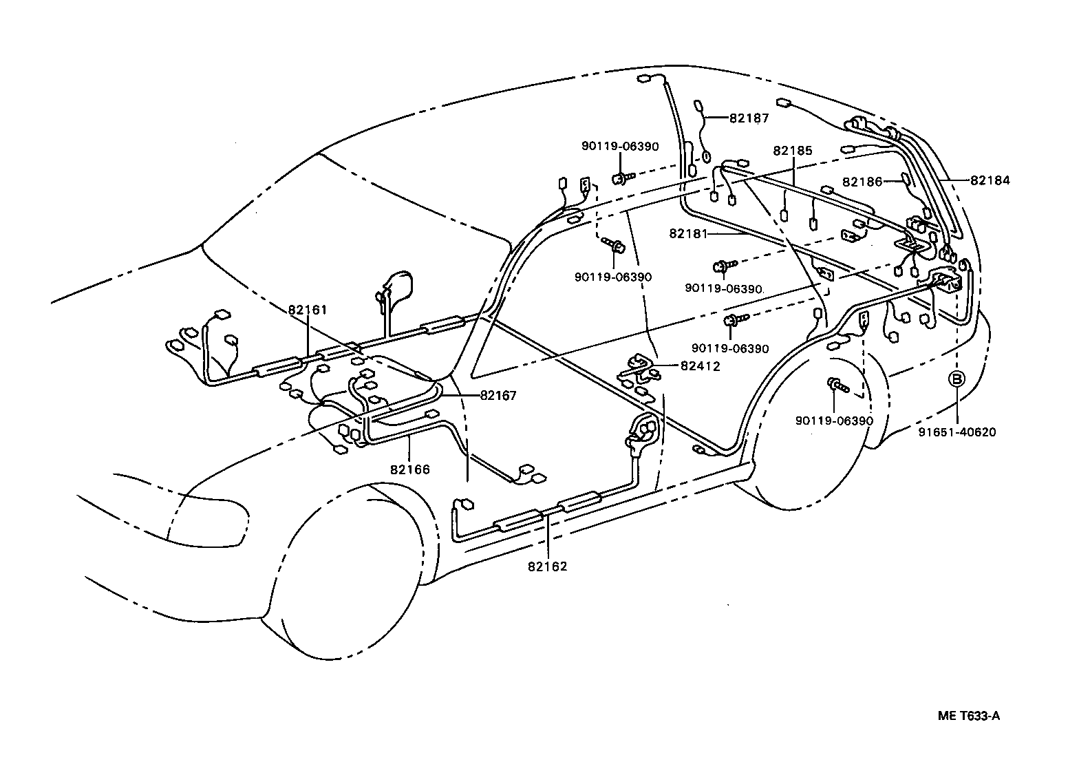  CAMRY WG |  WIRING CLAMP