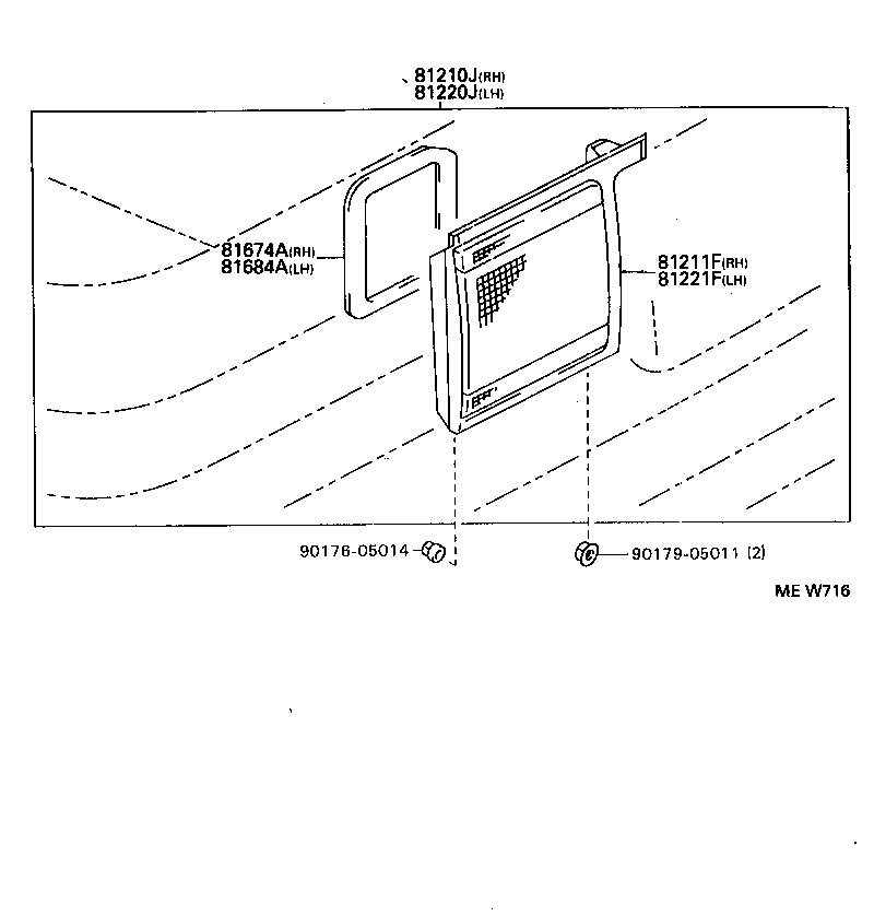  CARINA 2 |  REAR COMBINATION LAMP