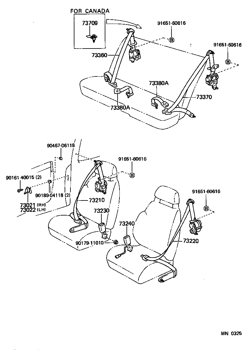  CELICA |  SEAT BELT CHILD RESTRAINT SEAT