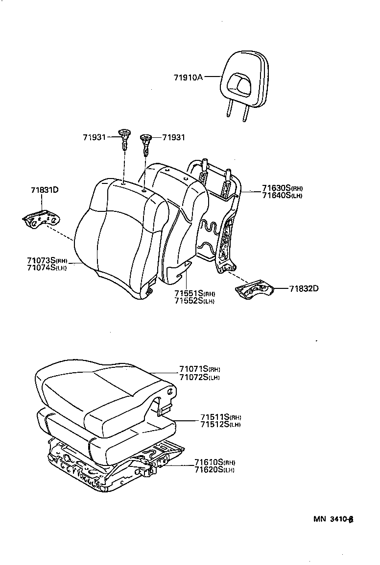  RAV4 |  SEAT SEAT TRACK