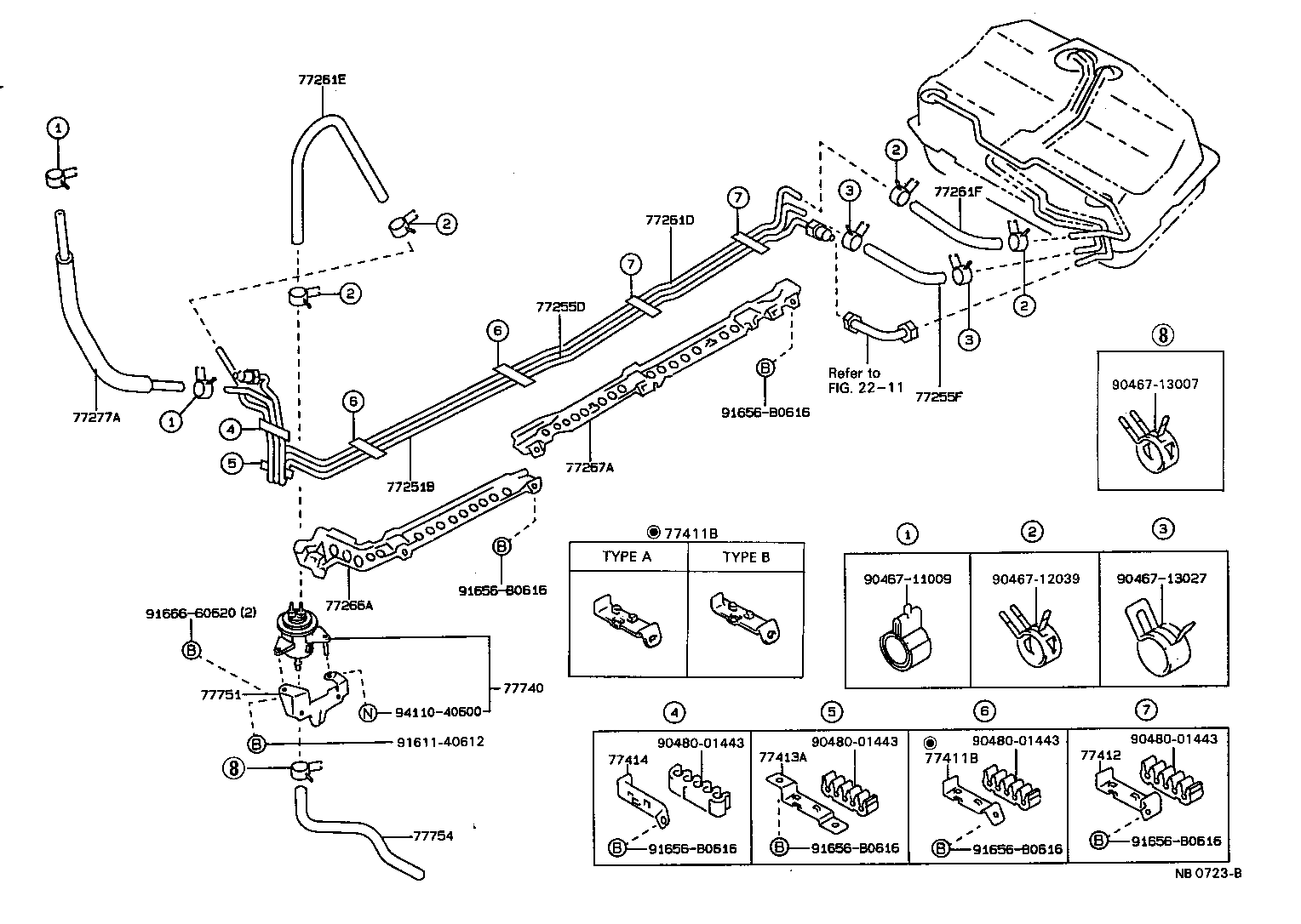  CARINA 2 |  FUEL TANK TUBE