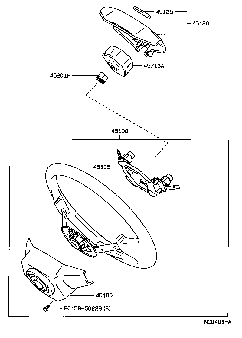  CARINA 2 |  STEERING WHEEL