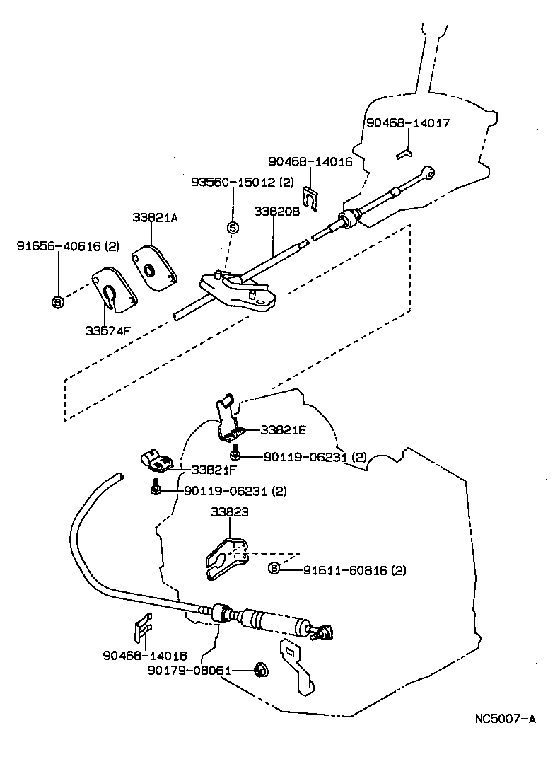  CARINA 2 |  SHIFT LEVER RETAINER