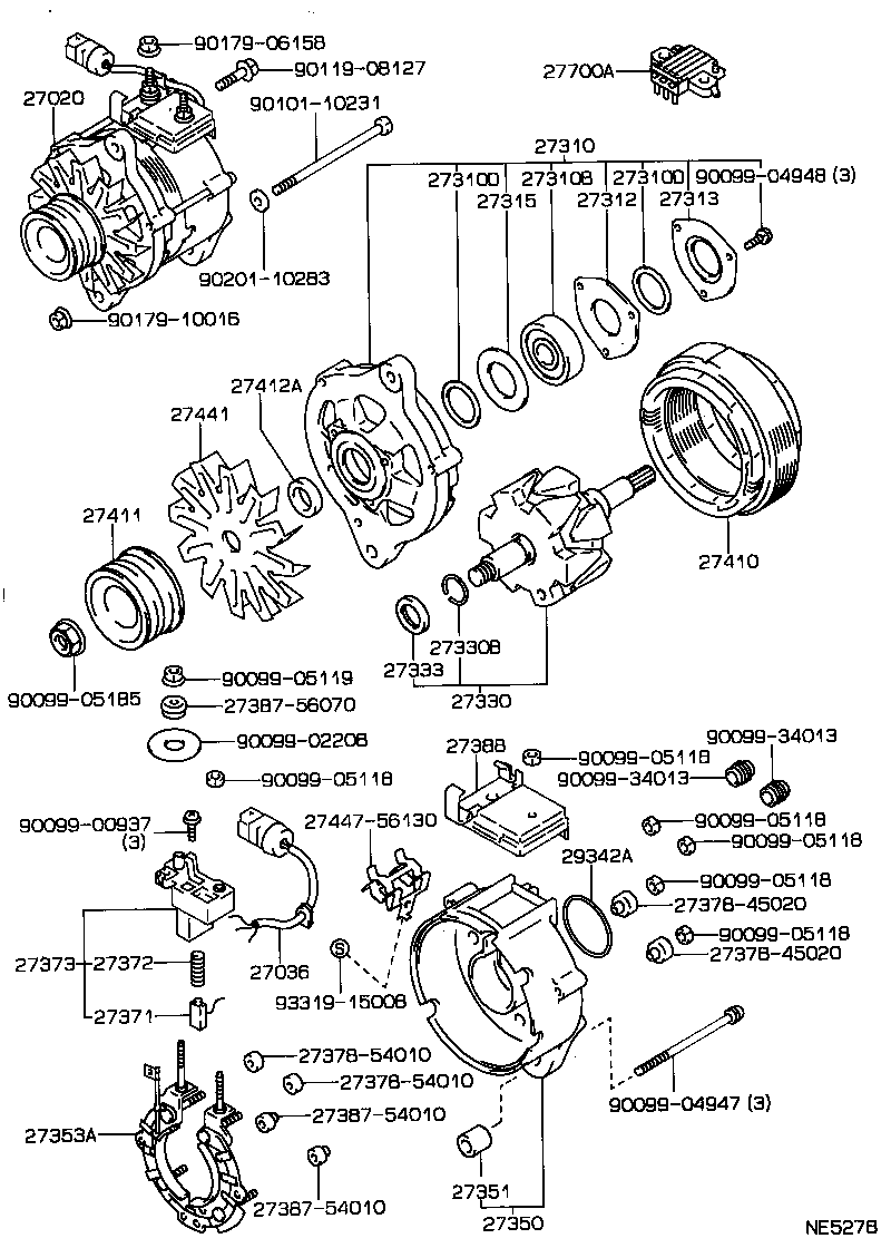  HILUX VWP |  ALTERNATOR