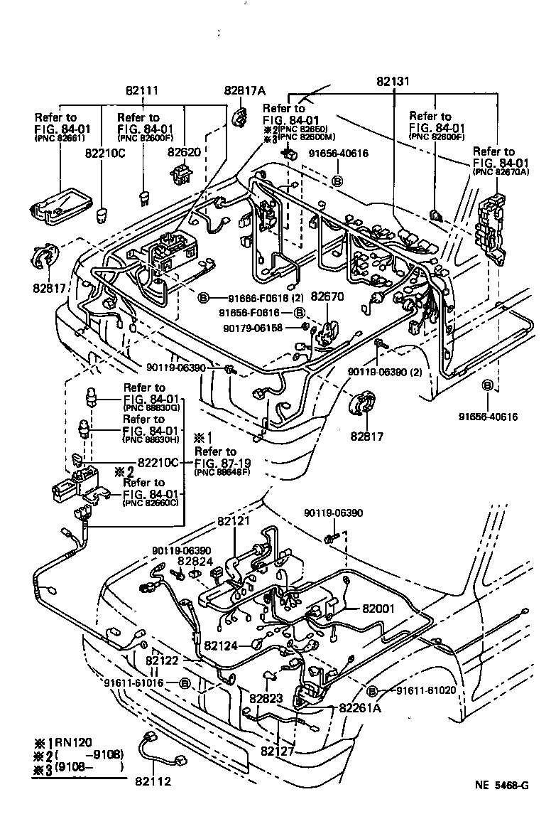  4 RUNNER TRUCK |  WIRING CLAMP