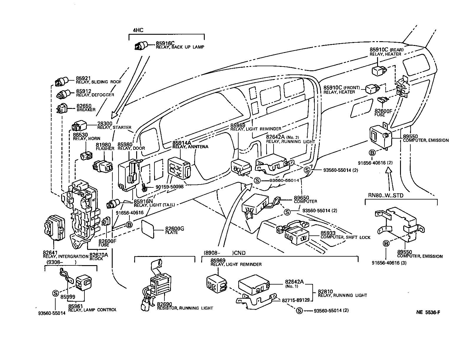  4 RUNNER TRUCK |  SWITCH RELAY COMPUTER