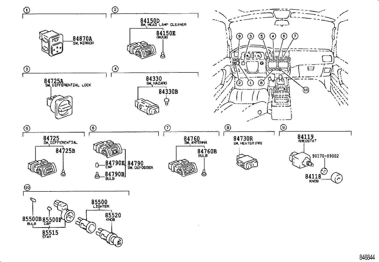  LAND CRUISER 80 |  SWITCH RELAY COMPUTER