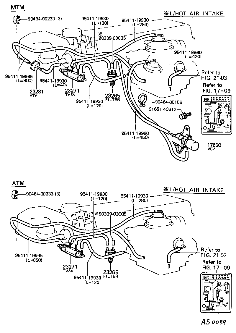  CRESSIDA |  VACUUM PIPING