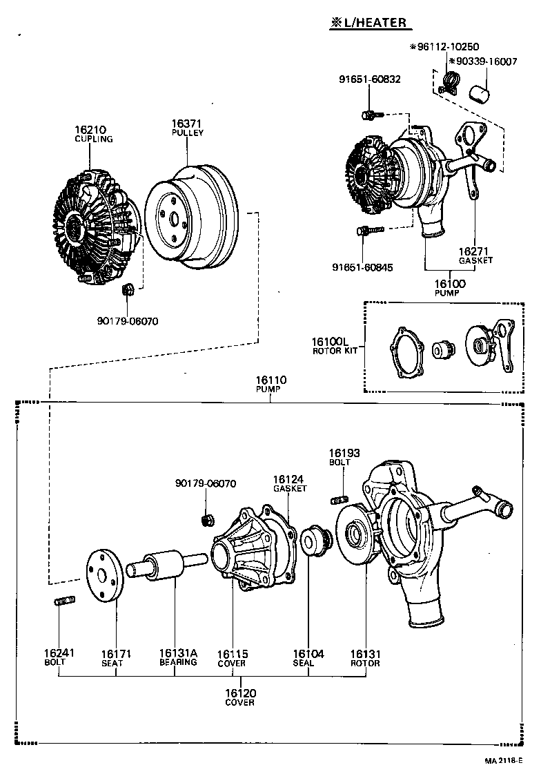  CRESSIDA |  WATER PUMP