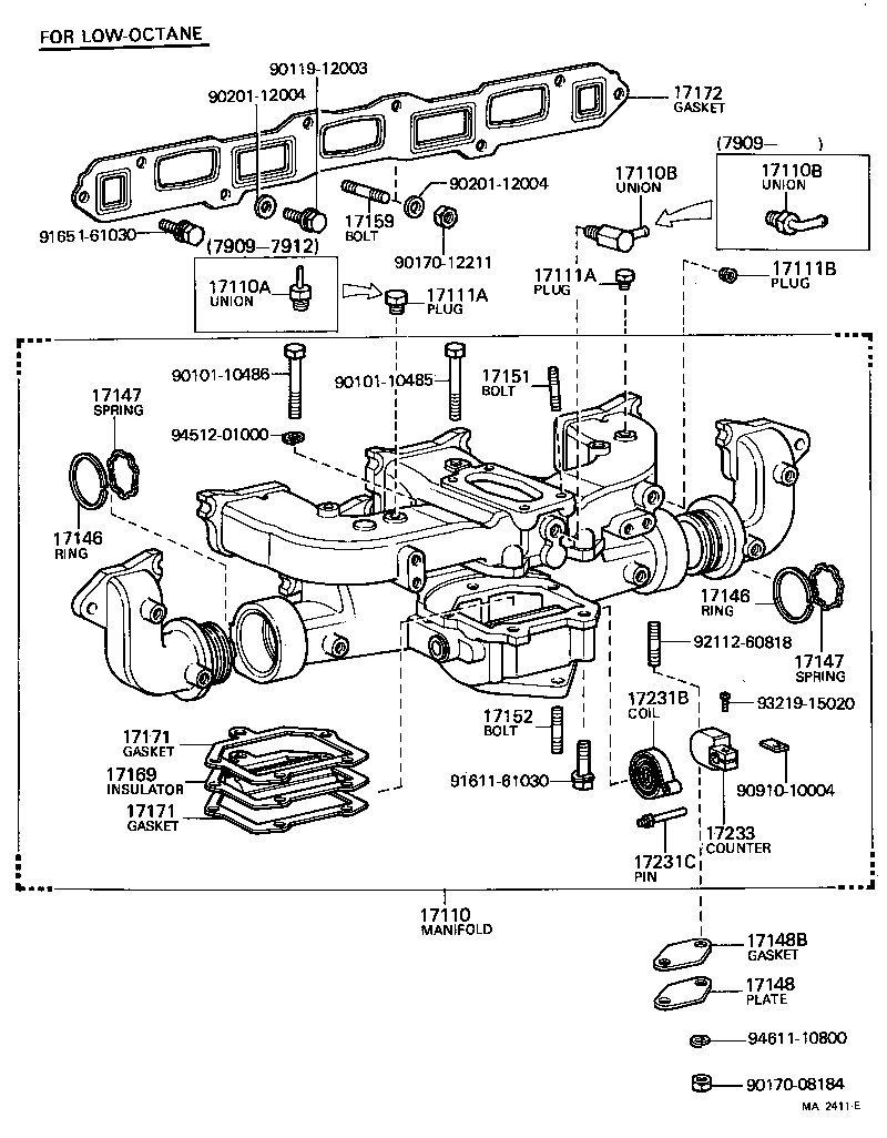  LAND CRUISER 40 50 |  MANIFOLD