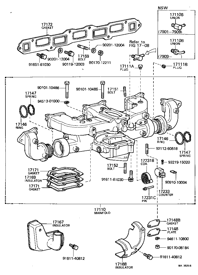  LAND CRUISER 40 50 |  MANIFOLD